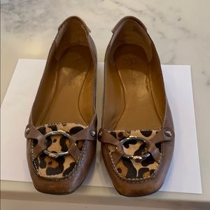 Tan loafers size 9